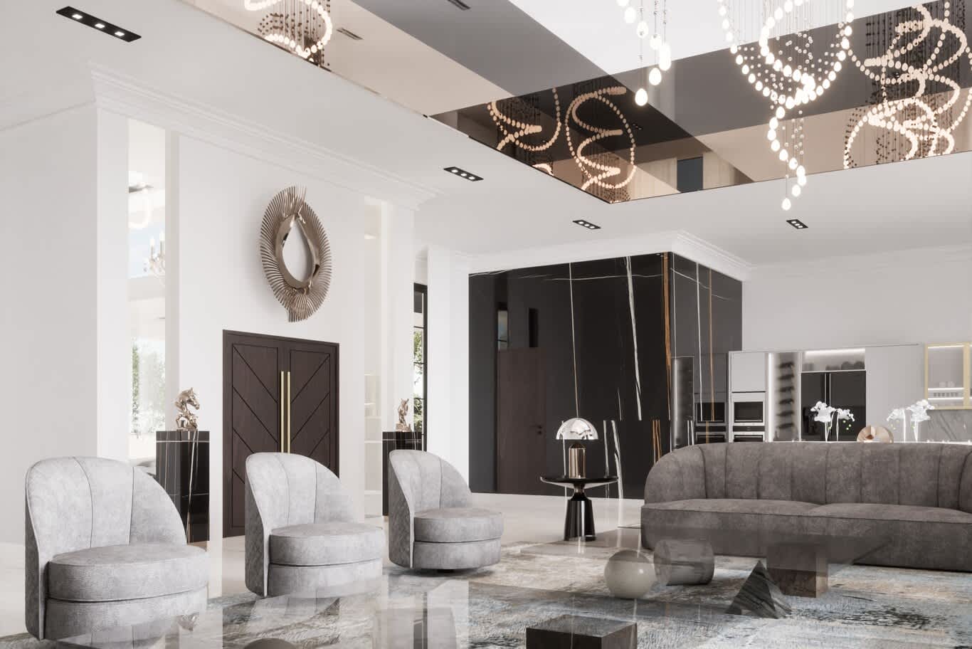 duplex penthouse staircase design ideas