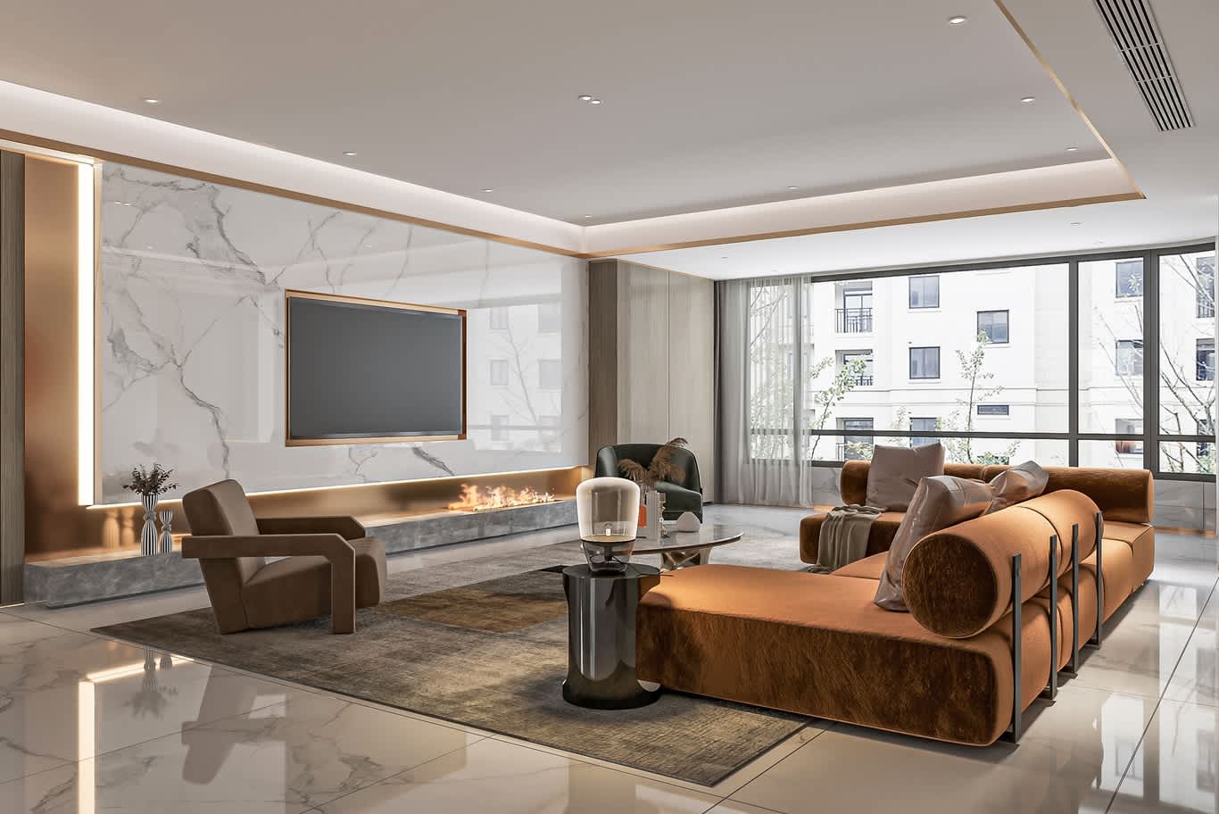 Modern apartment styling City Walk