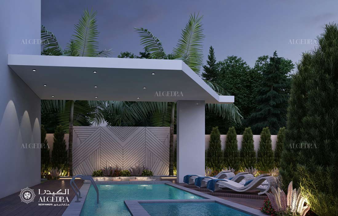 تصميم حديقة على التراس
