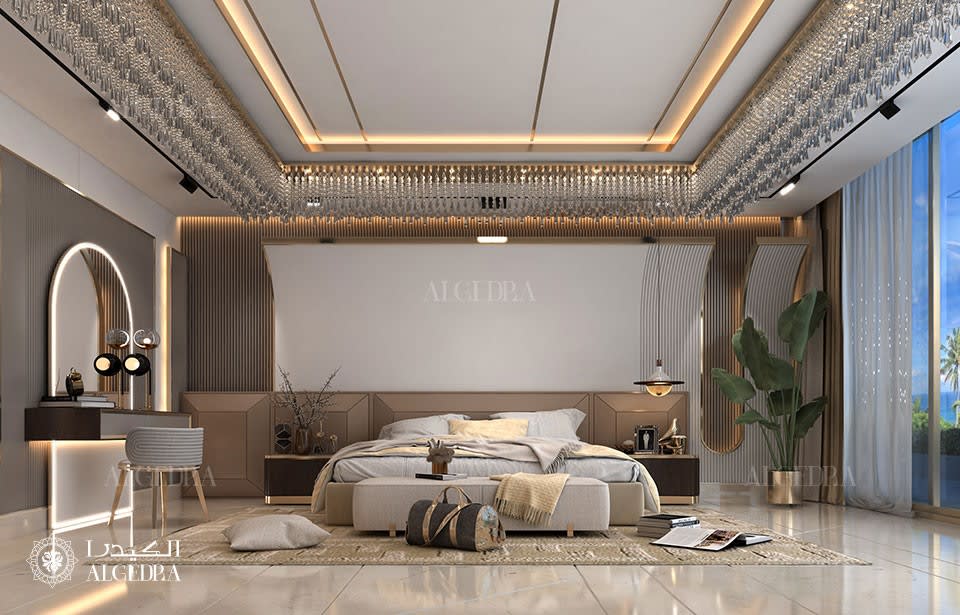 modern bedroom interior