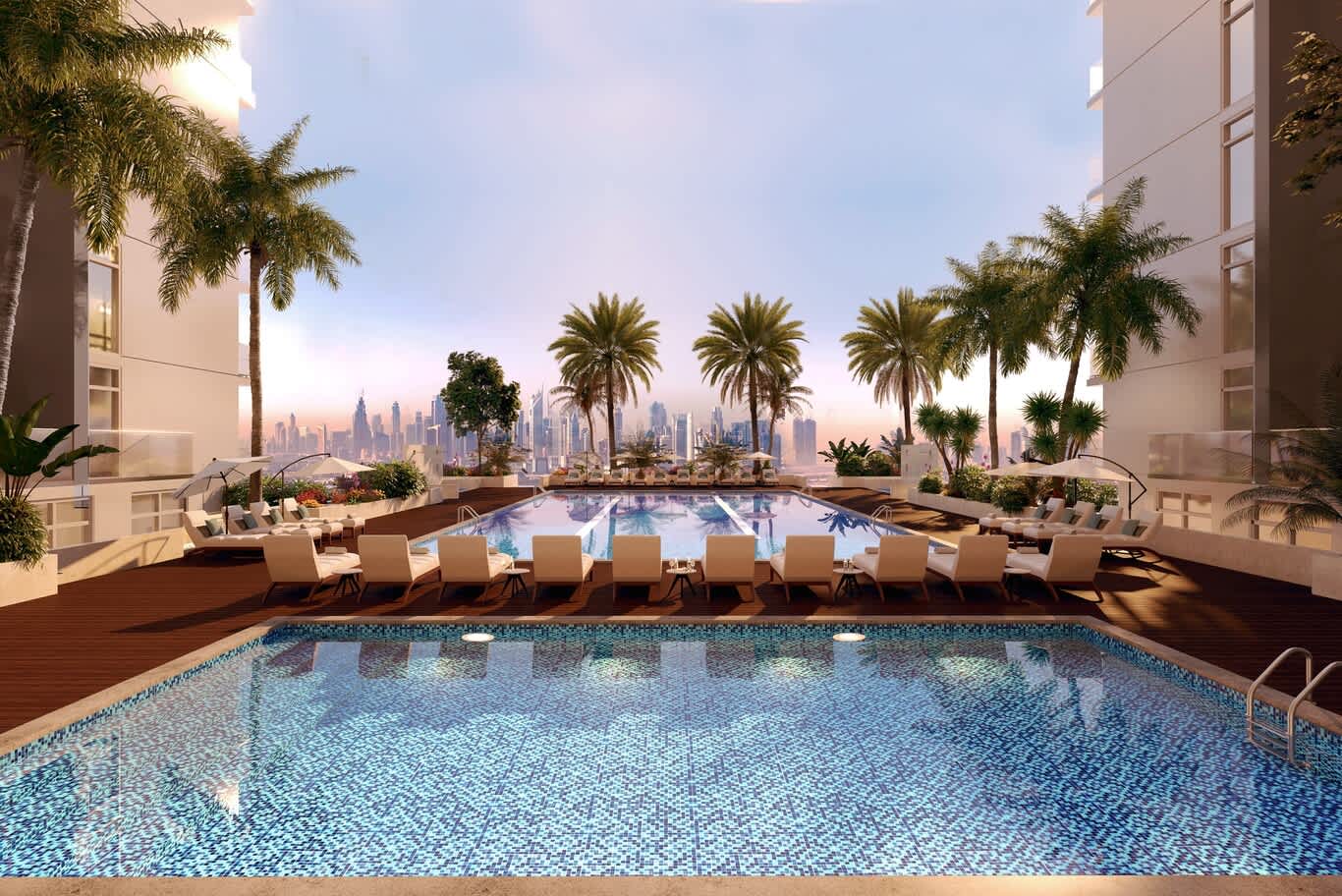 rooftop swimming pool design