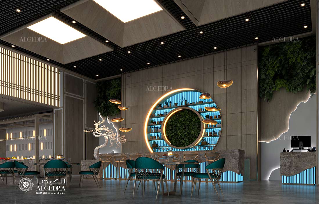 أفكار تصميم مطعم صغير