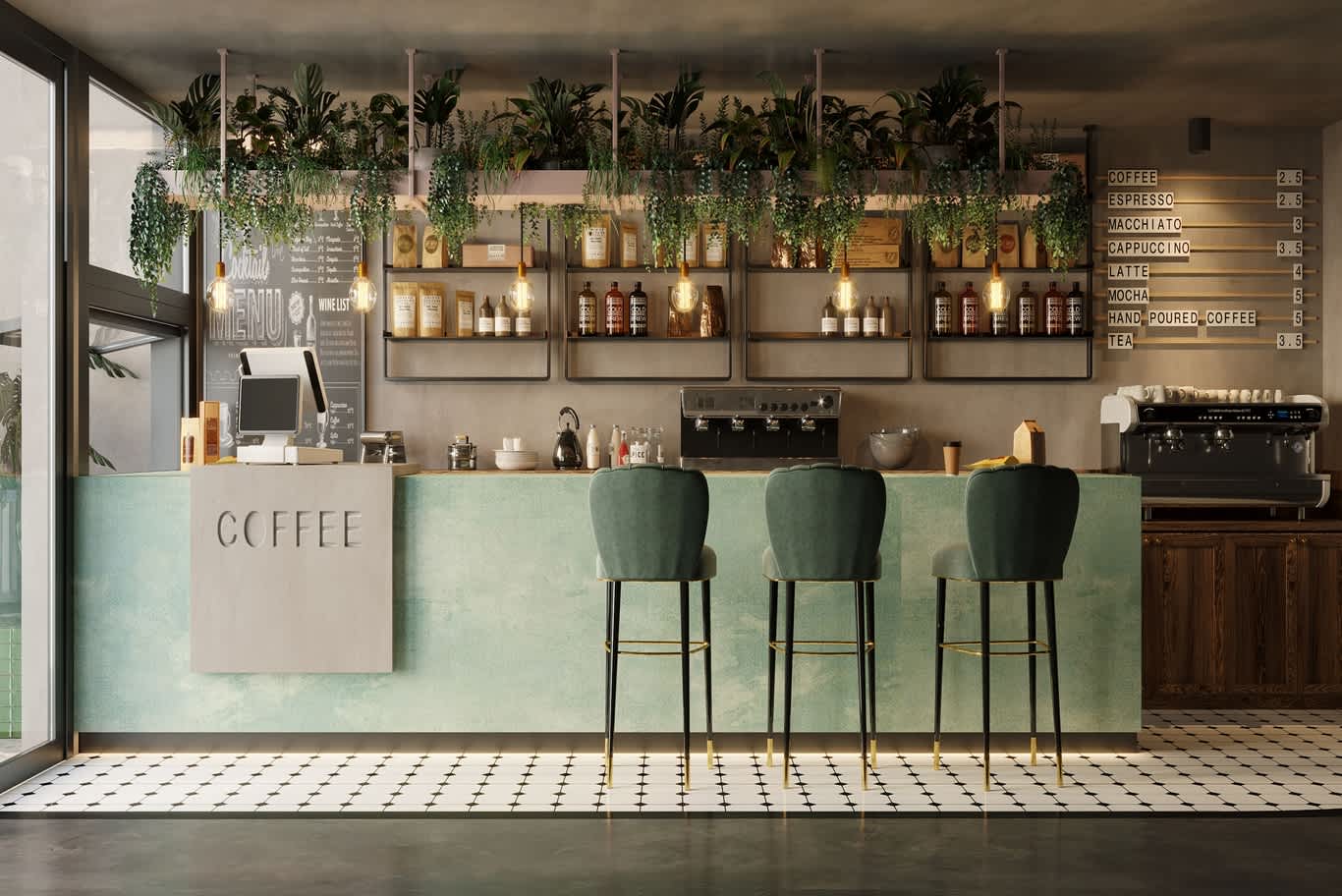 small café interior layout tips
