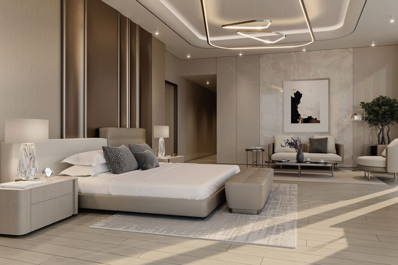 Al Reem apartment master bedroom