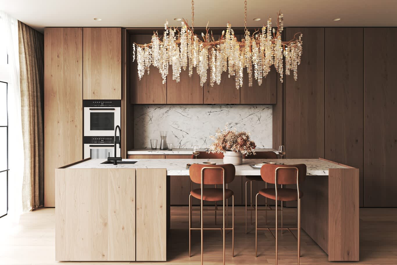 penthouse kitchen island ideas