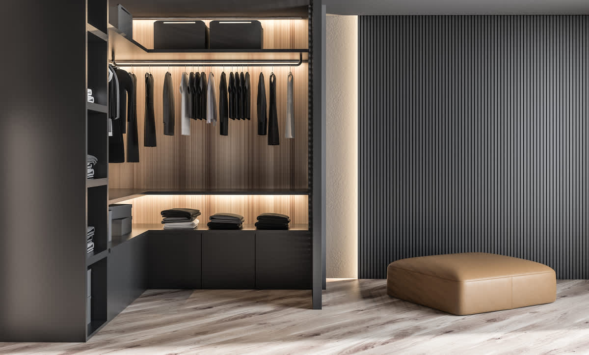 modern small dressing room design