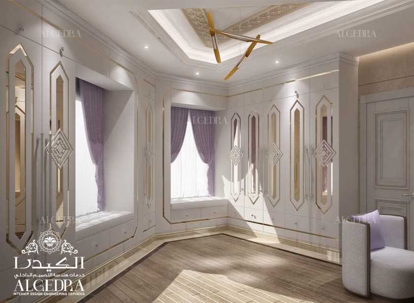 villa dressing room design