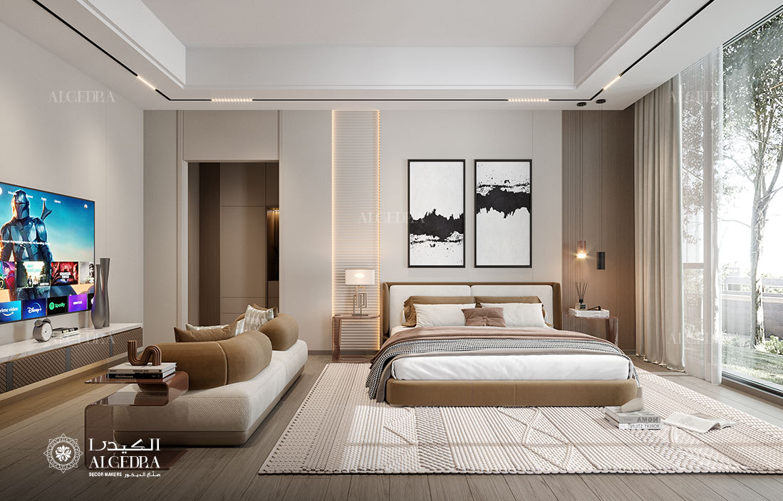 تصميم داخلي لفيلا حديثة فاخرة