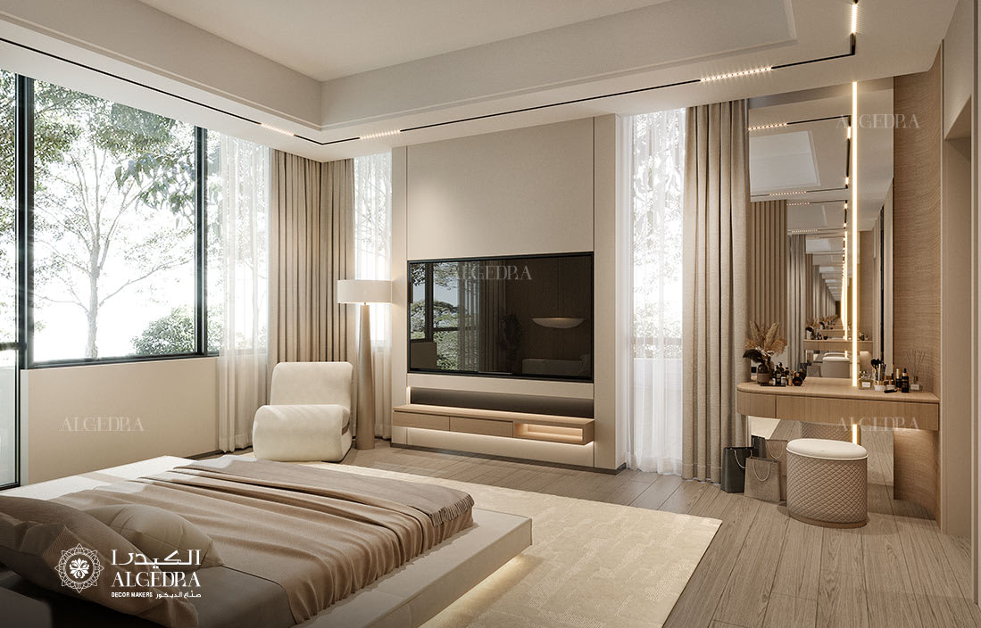 تجديد غرفة النوم الرئيسية في أبوظبي