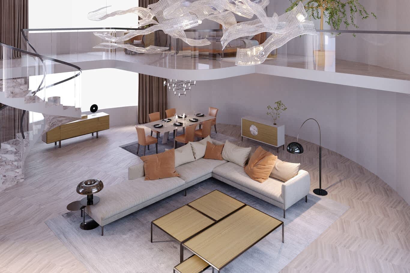 Al Lulu Island villa interior design