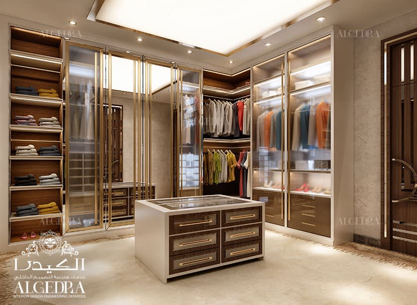 spacious wardrobe design