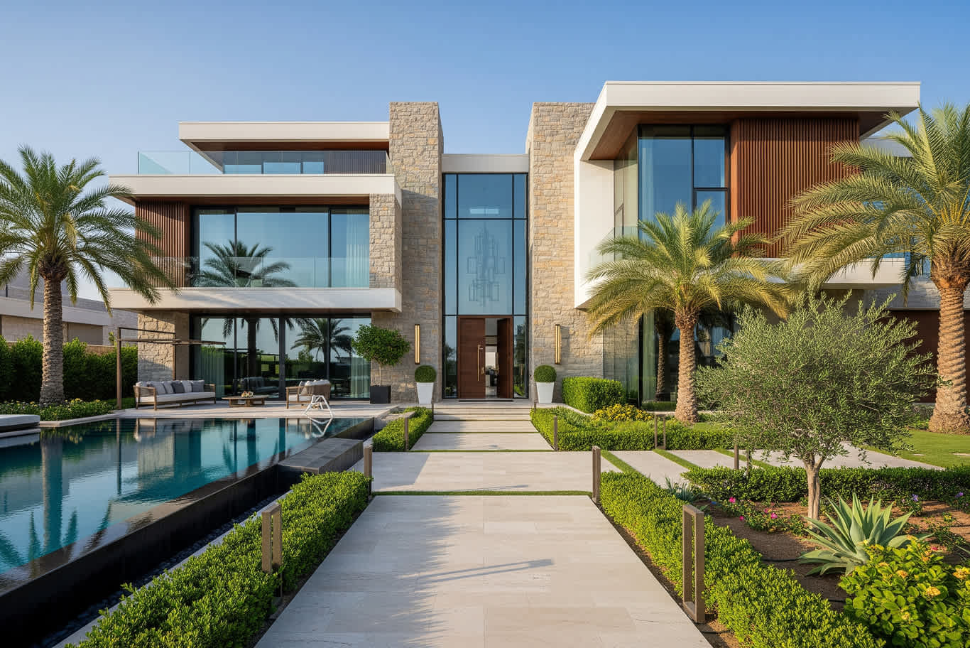 UAE modern home exterior