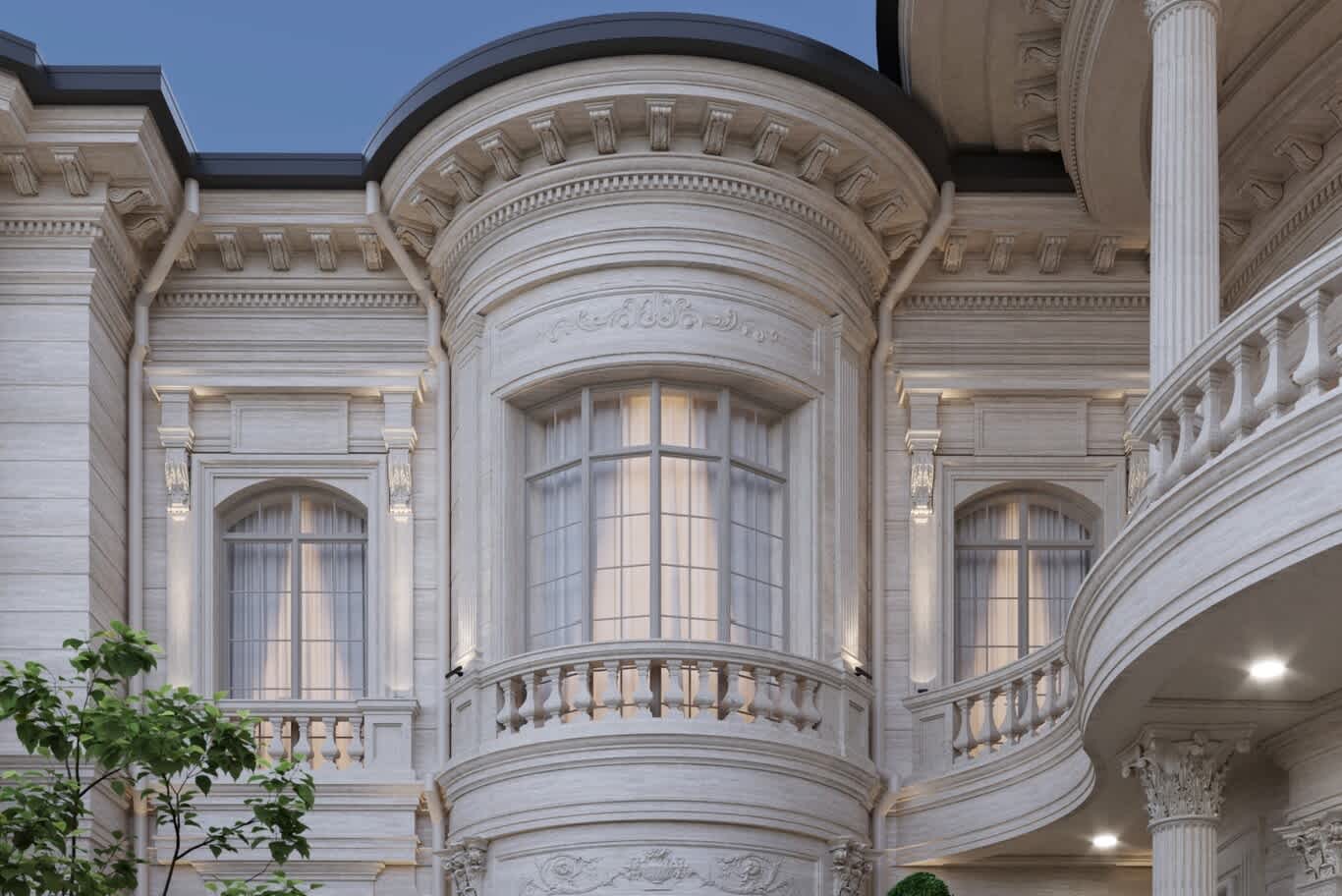 Neoclassical villa style