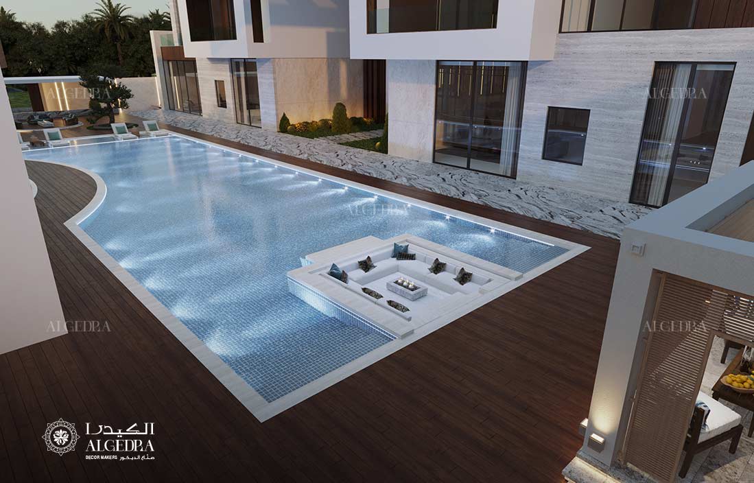 تصميم خارجي لفيلا سكنية كلاسيكية
