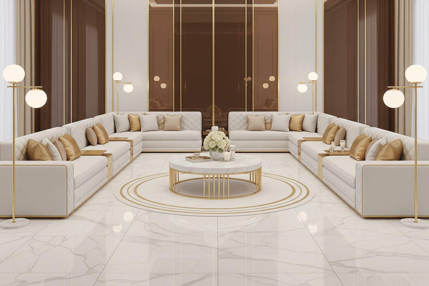 تصميم مجلس عربي بسيط