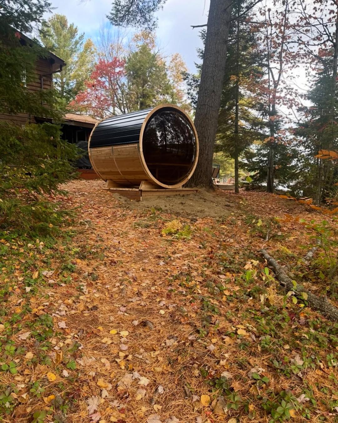 Panoramic Barrel Sauna