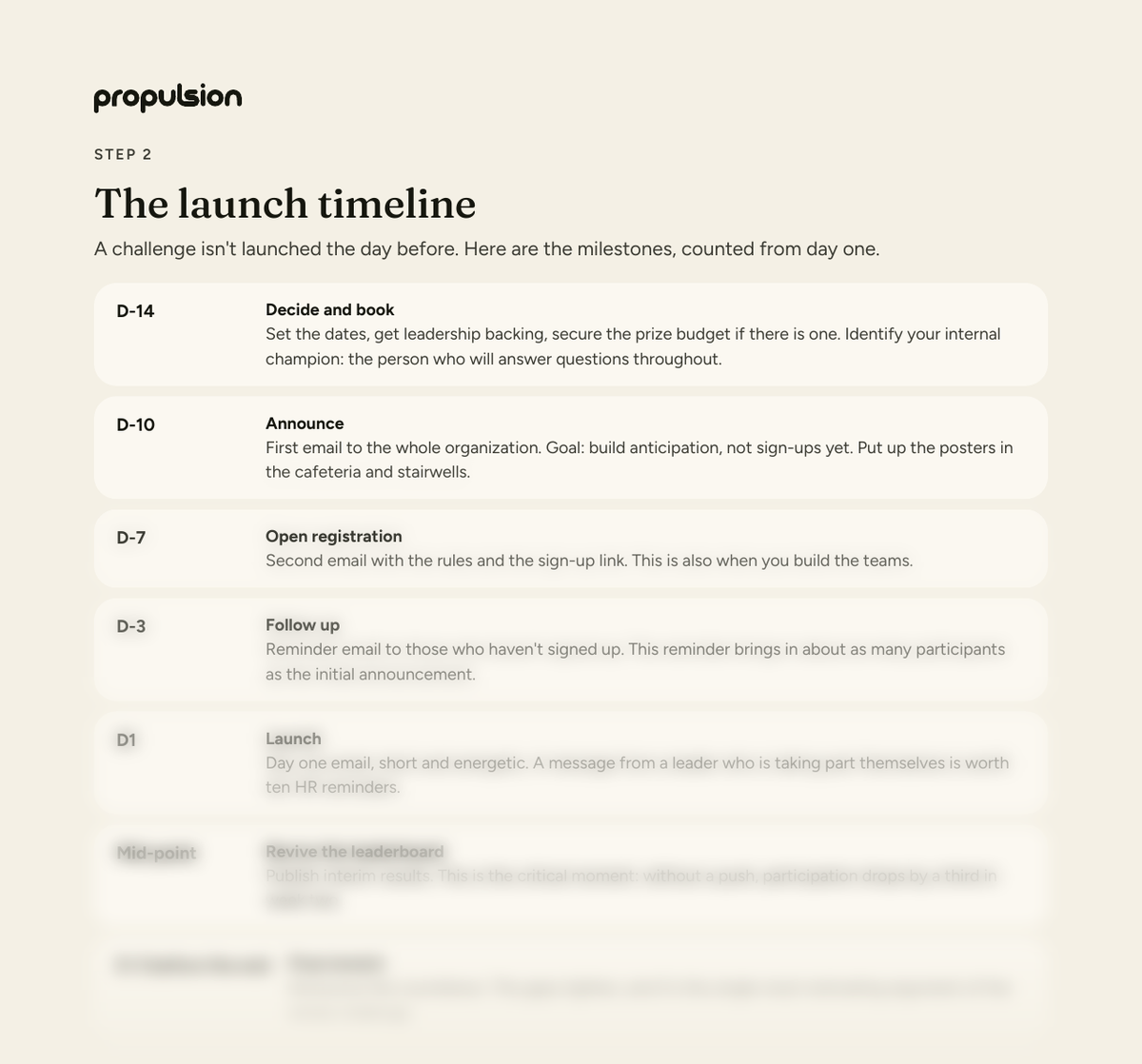 Preview: Workplace step challenge kit: everything to launch it