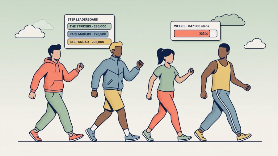 50 Idées de Défis de Pas pour Vos Équipes au Travail