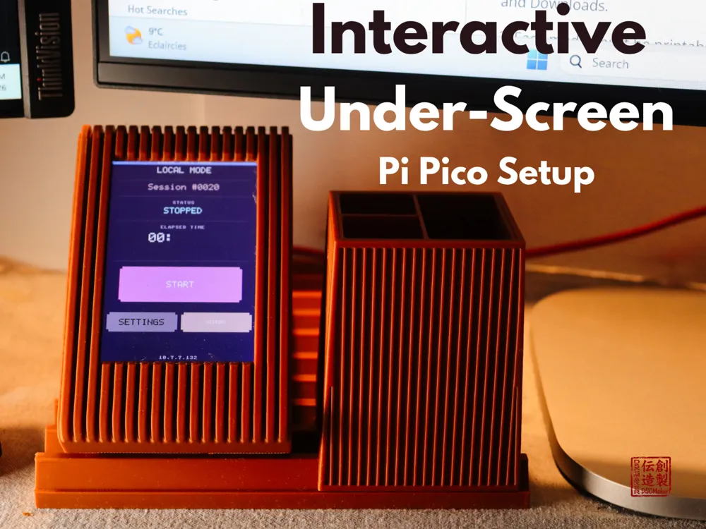 Interactive UnderScreen Pi Pico ( + Moku Version)