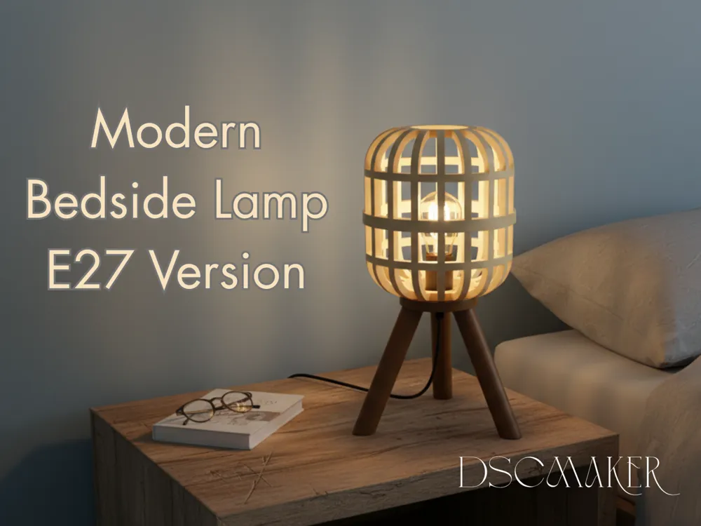  Modern Tripod Bedside/Pendant  Lamp E27