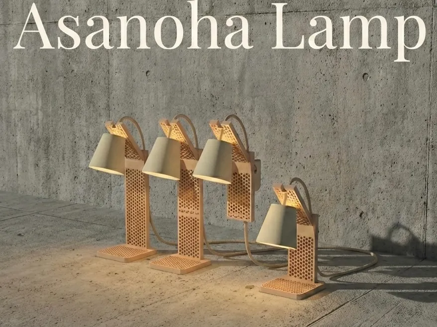  Asanoha Kumiko Lamp