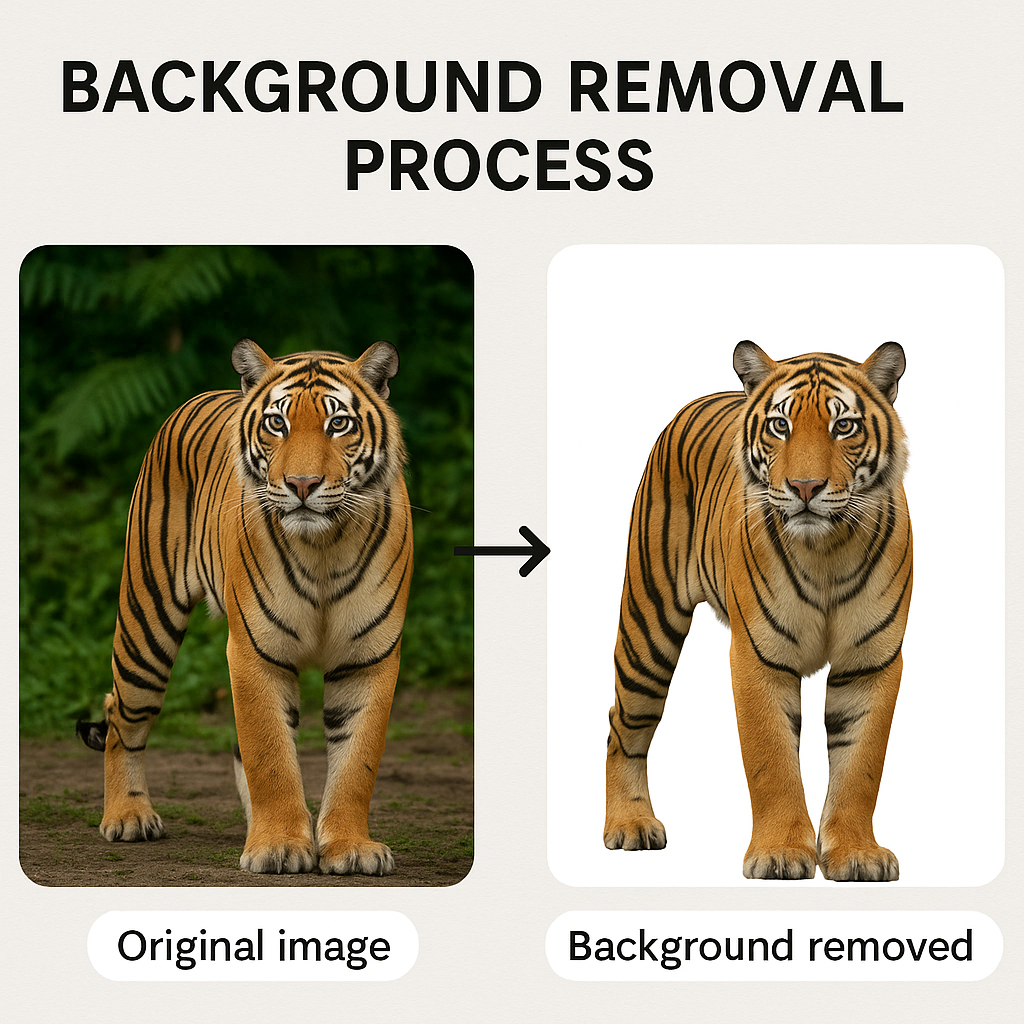 Background removal demonstration