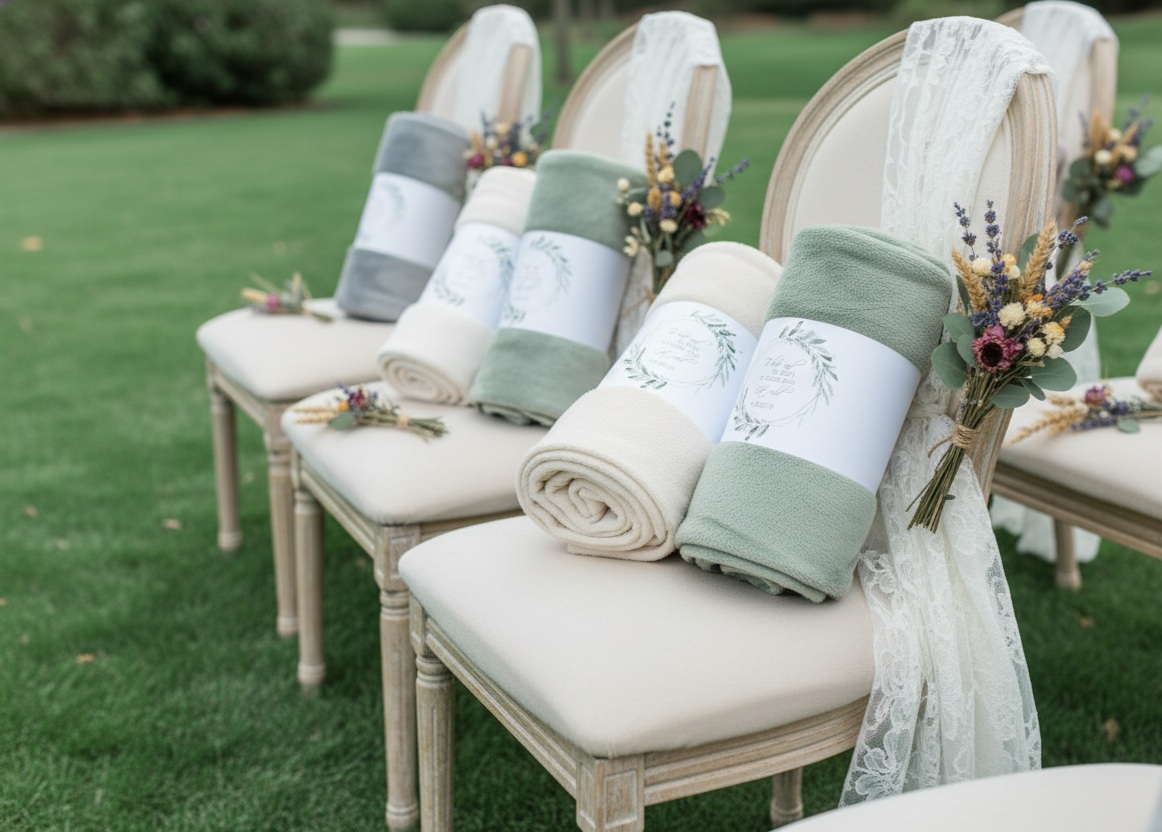 mantas para eventos personalizadas — mantas personalizadas para eventos y casamientos — foto 2