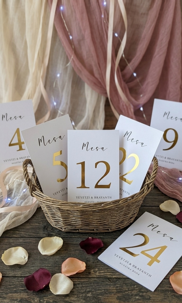 NÚMEROS DE MESA PERSONALIZADOS, miniatura 2