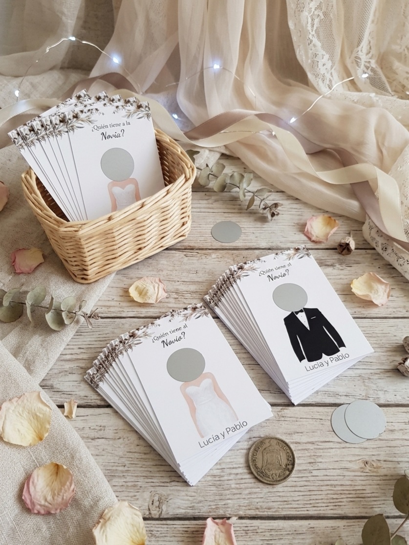 TARJETAS RASPADITAS PERSONALIZADAS