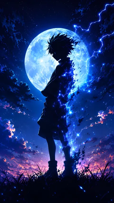 Killua Obsidian Lightning wallpaper