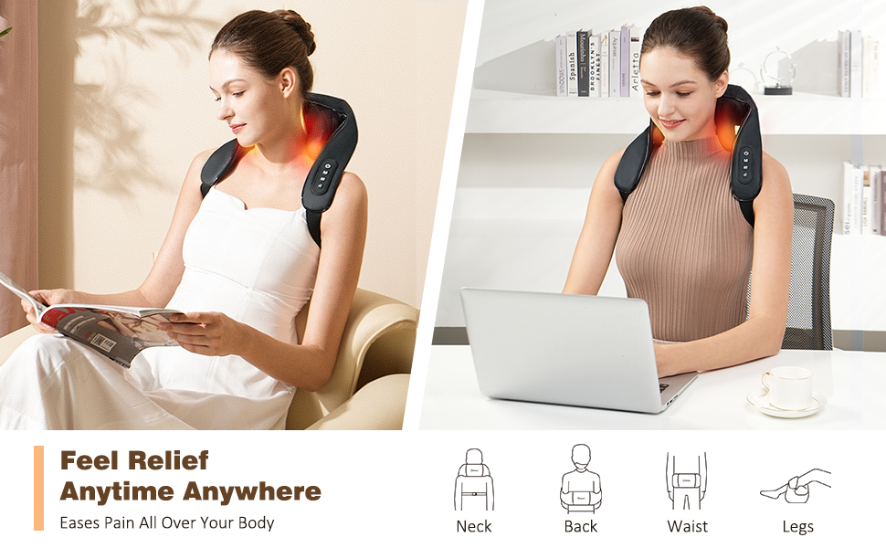 SootheMate - New Neck And Shoulder Heat Massager - Active Beauty