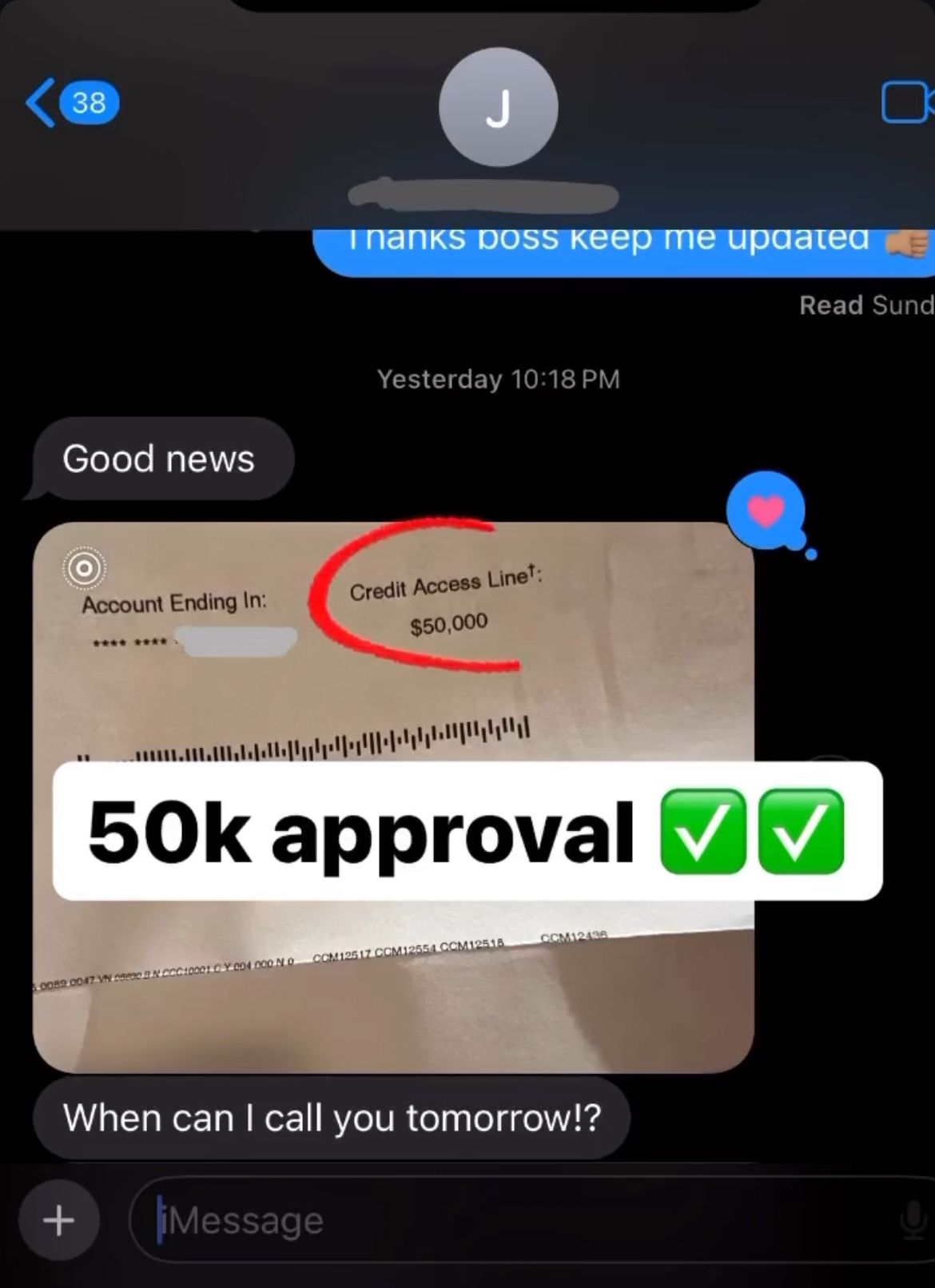 Funding result