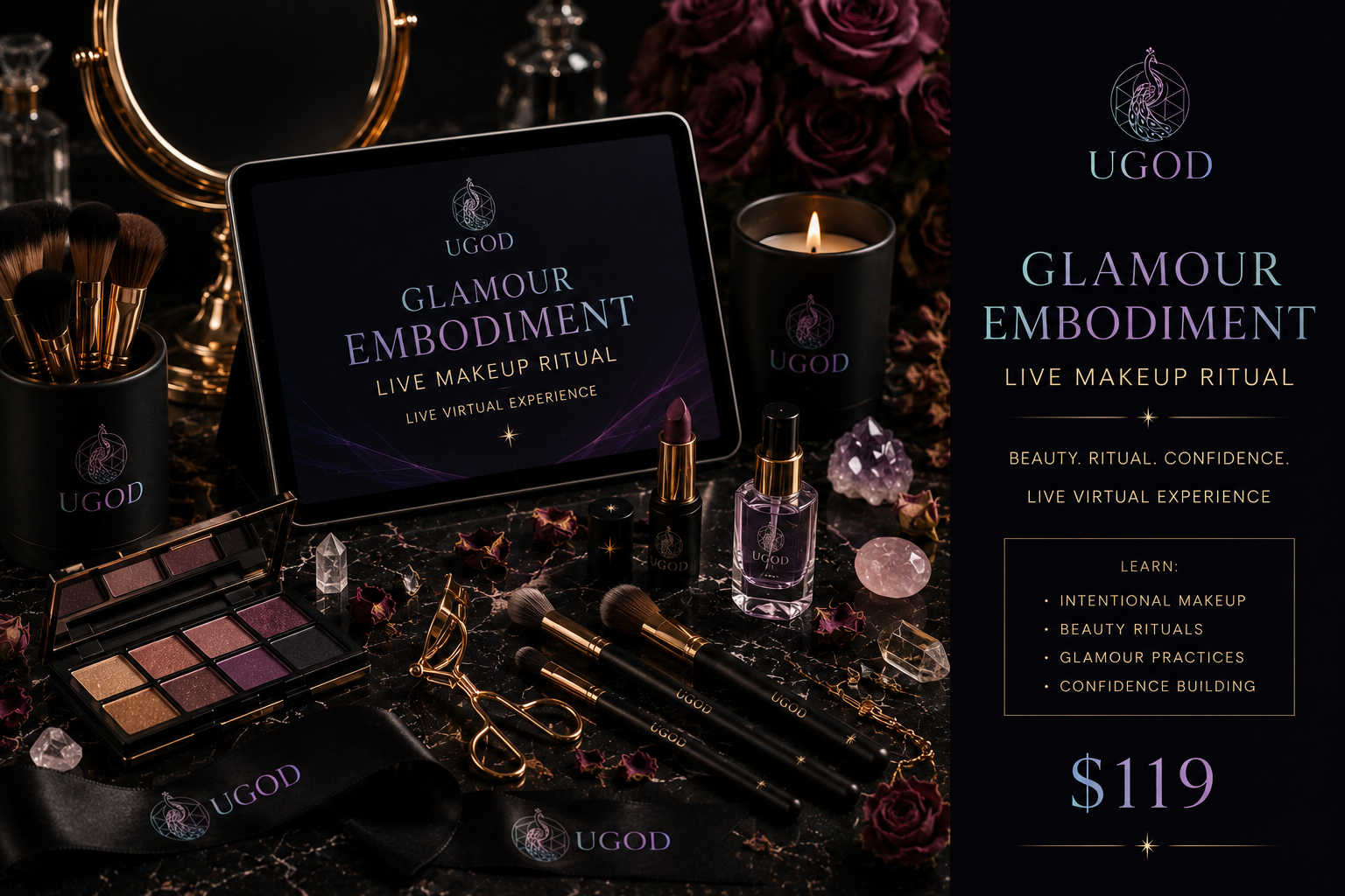 Glamour Embodiment: Live Makeup Ritual