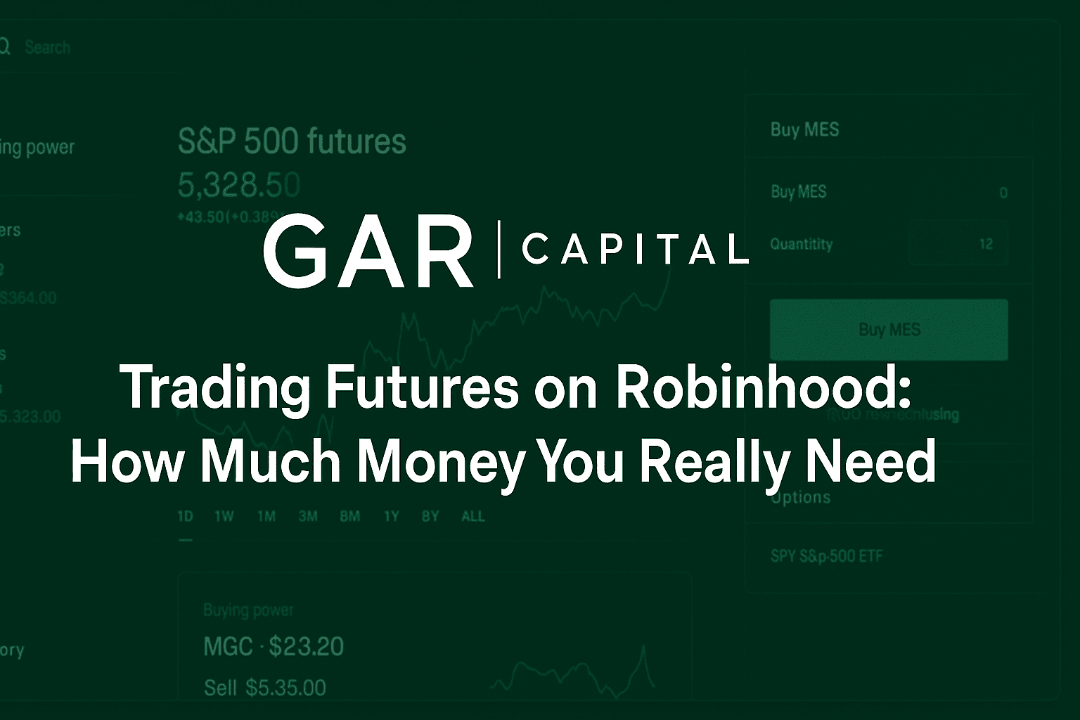 Trading Futures on Robinhood: How Much Money You Really Need