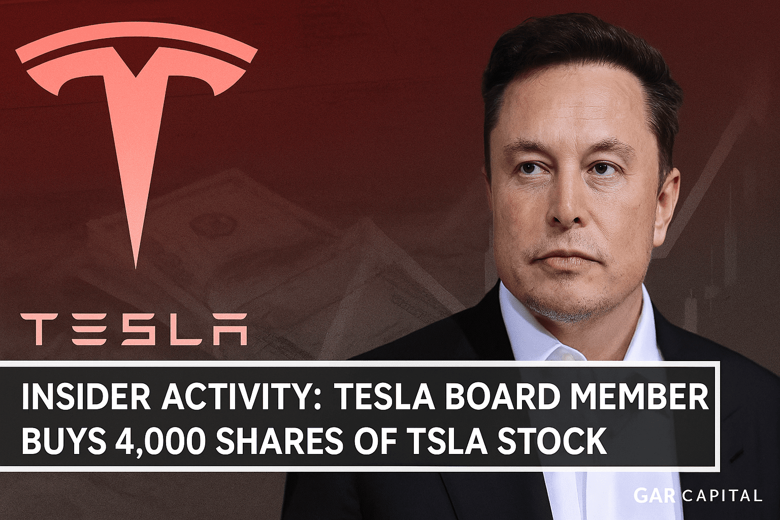 TSLA Insider Activity: Tesla Board Member Buys 4,000 Shares of TSLA Stock