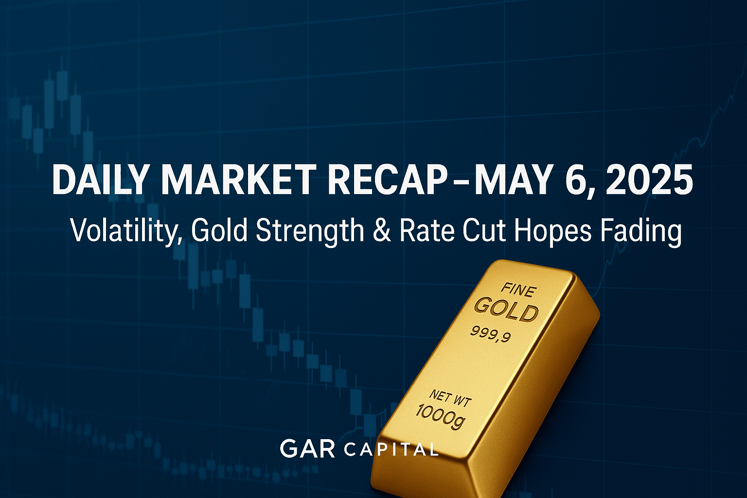 Daily Market Recap - May 6, 2025: Volatility, Gold Strength & Rate Cut Hopes Fading