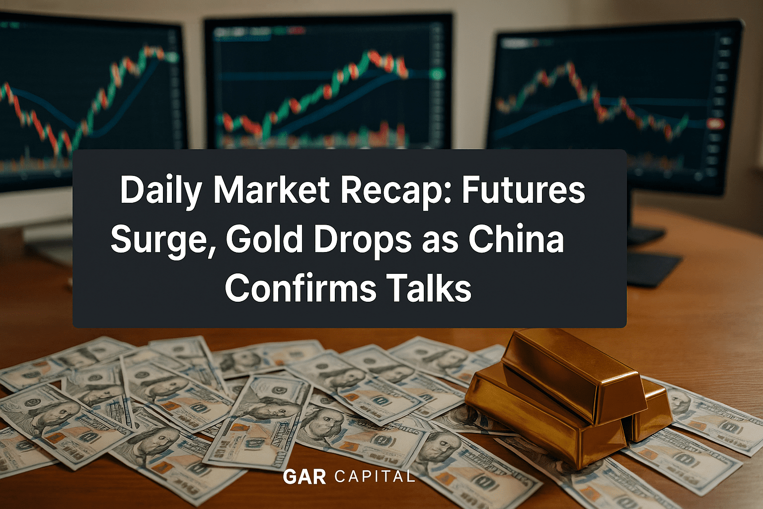 Daily Market Recap: Futures Surge, Gold Drops as China Confirms Talks