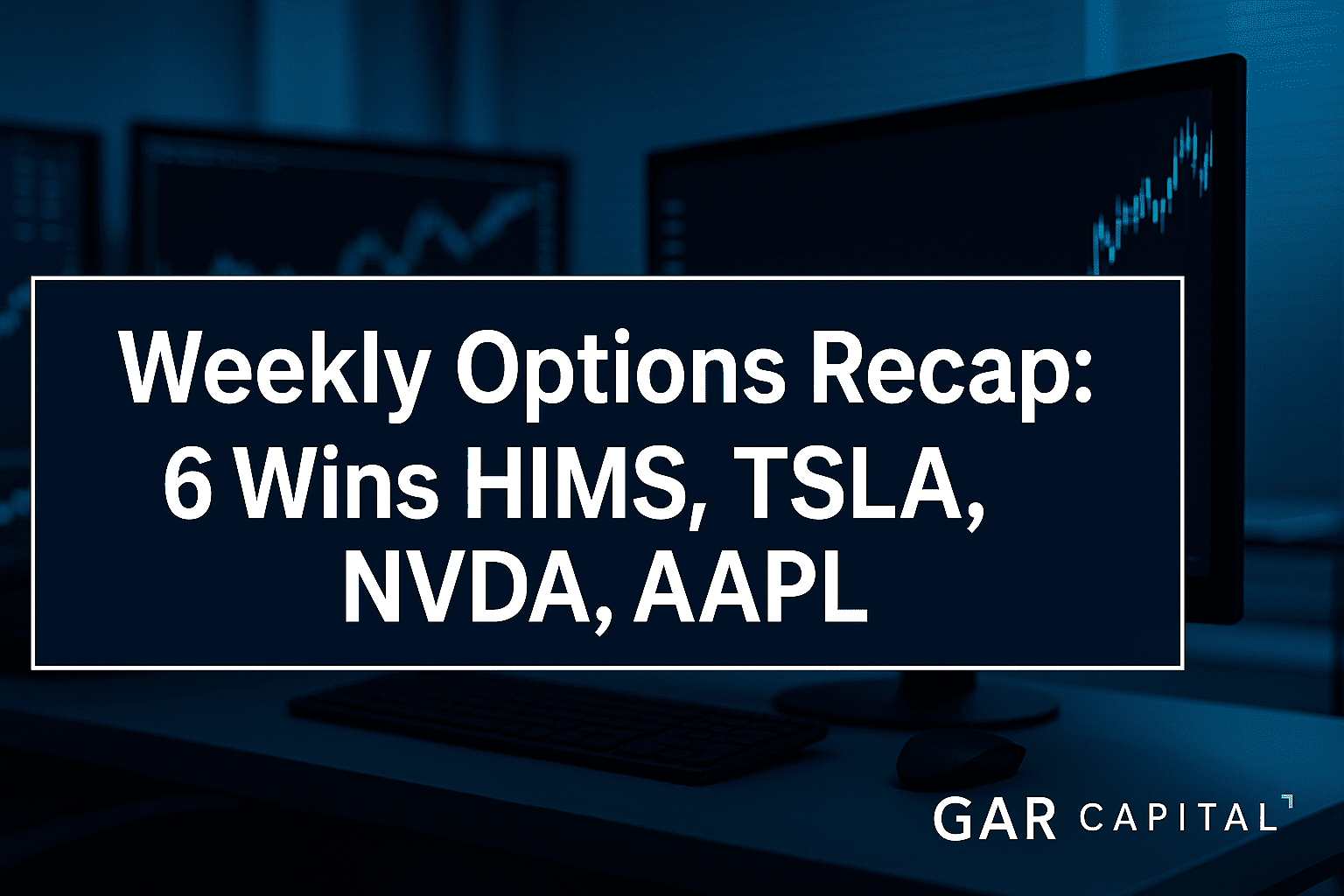 Weekly Options Recap: 6 Wins HIMS, NVDA, TSLA, AAPL