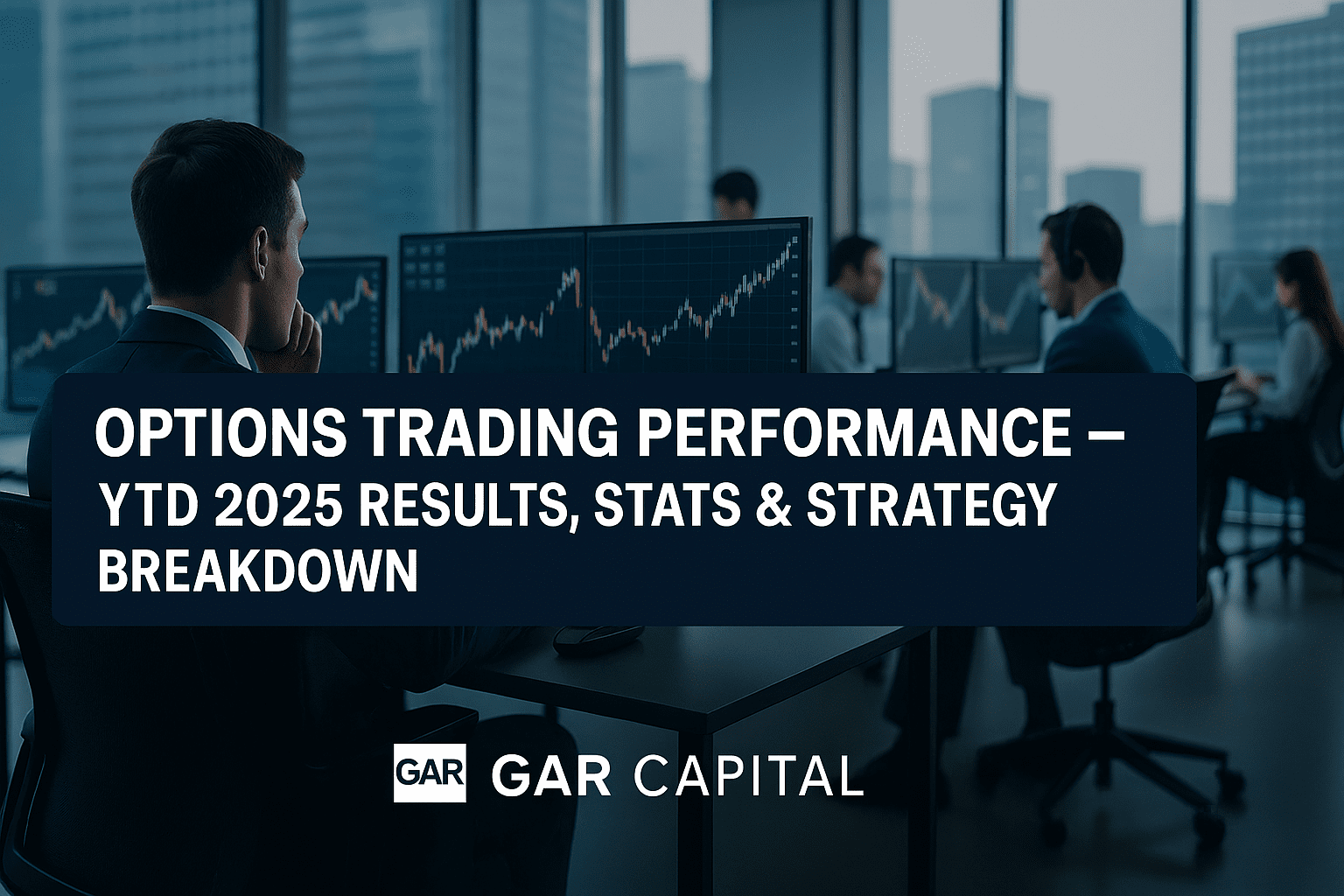 GAR Capital Options Trading Performance – YTD 2025 Results, Stats & Strategy Breakdown
