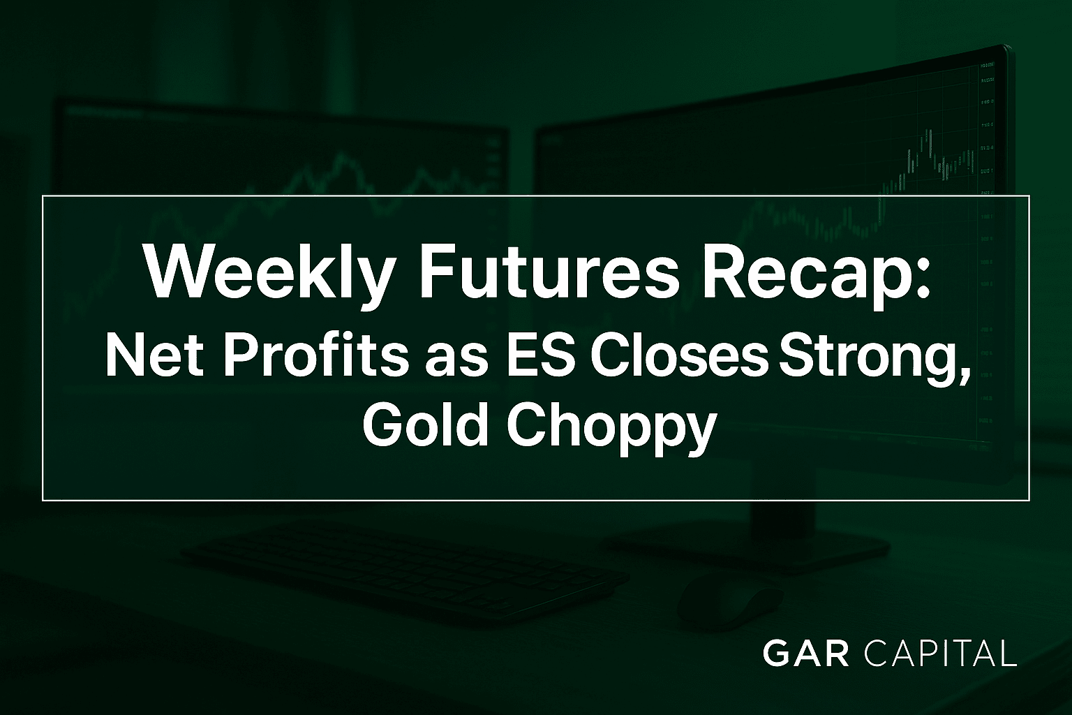 Weekly Futures Recap: Net Profits as ES Closes Strong, Gold Choppy