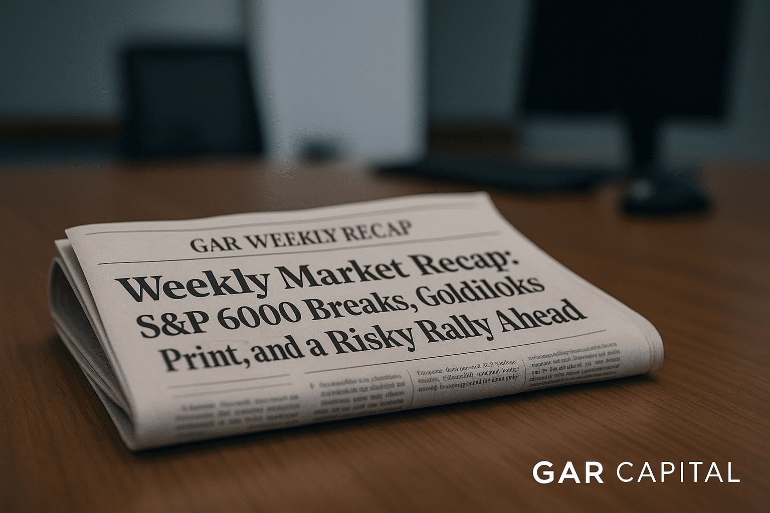 Weekly Market Recap: S&P 6000 Breaks, Goldilocks Jobs Print, and a Risky Rally Ahead