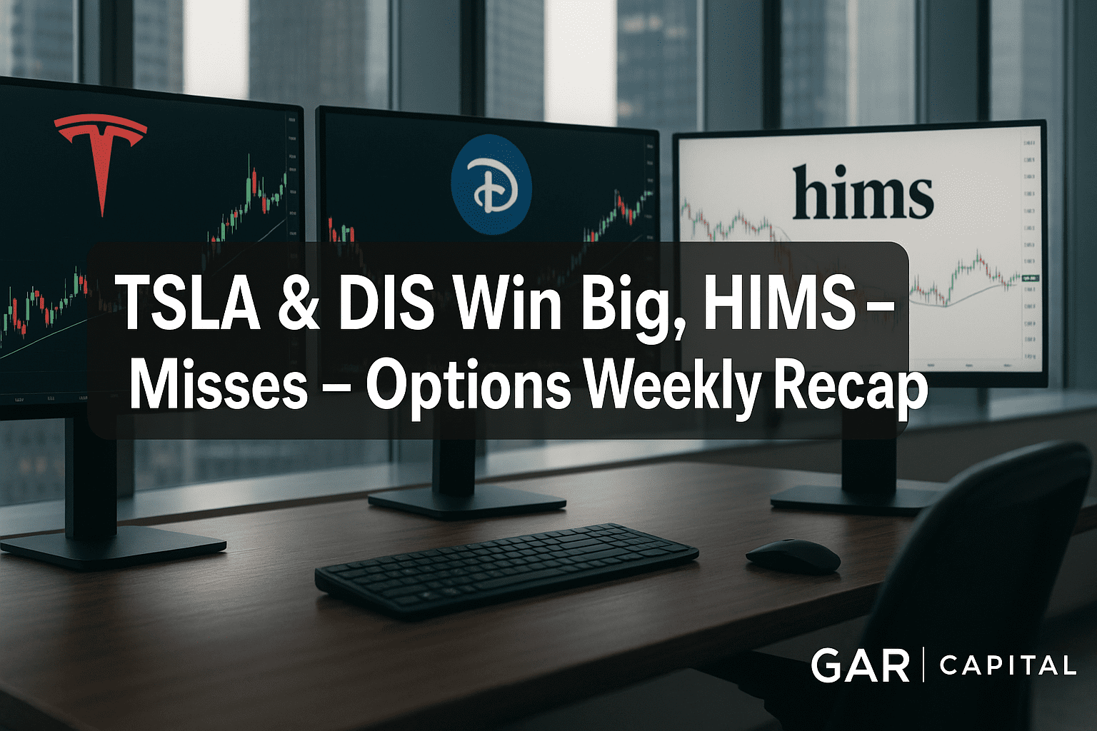 TSLA & DIS Win Big, HIMS Misses – Options Weekly Recap