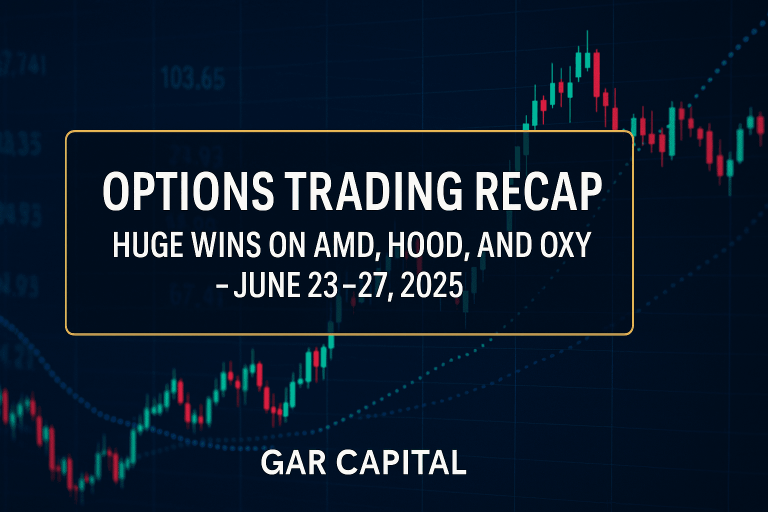 Options Trading Recap: Huge Wins on AMD, HOOD, and OXY