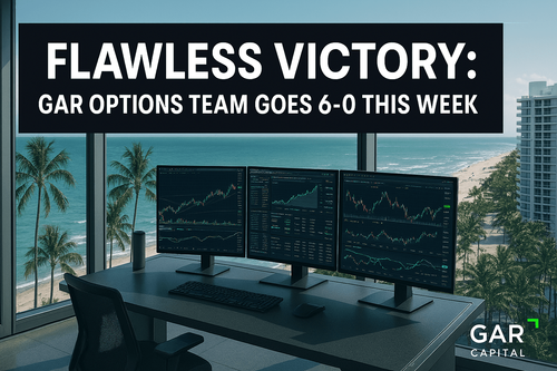 Top Weekly Options Trades: UBER, TSLA, PLTR, HOOD, AAL – 6 Wins, 0 Losses