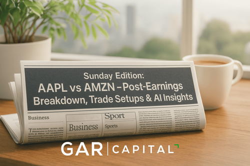 Sunday Edition: AAPL vs AMZN – Post-Earnings Breakdown, Trade Setups & AI Insights