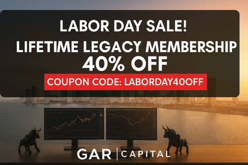 Labor Day Sale: Save 40% on GAR Capital’s Lifetime Membership (Options, Futures & Stocks Included)