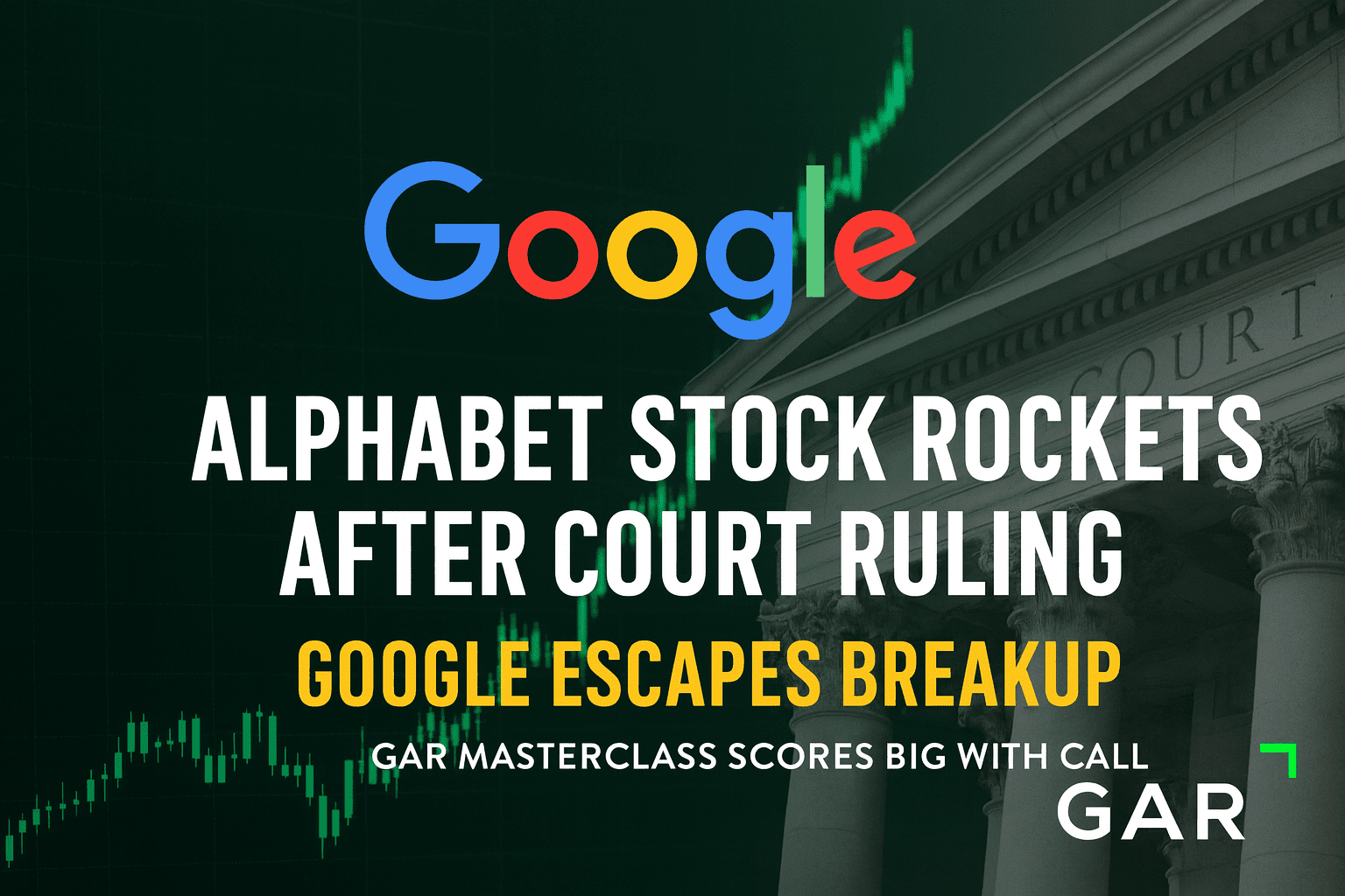 Google Stock Soars After Antitrust Ruling — Masterclass Students Score Massive Options Gains