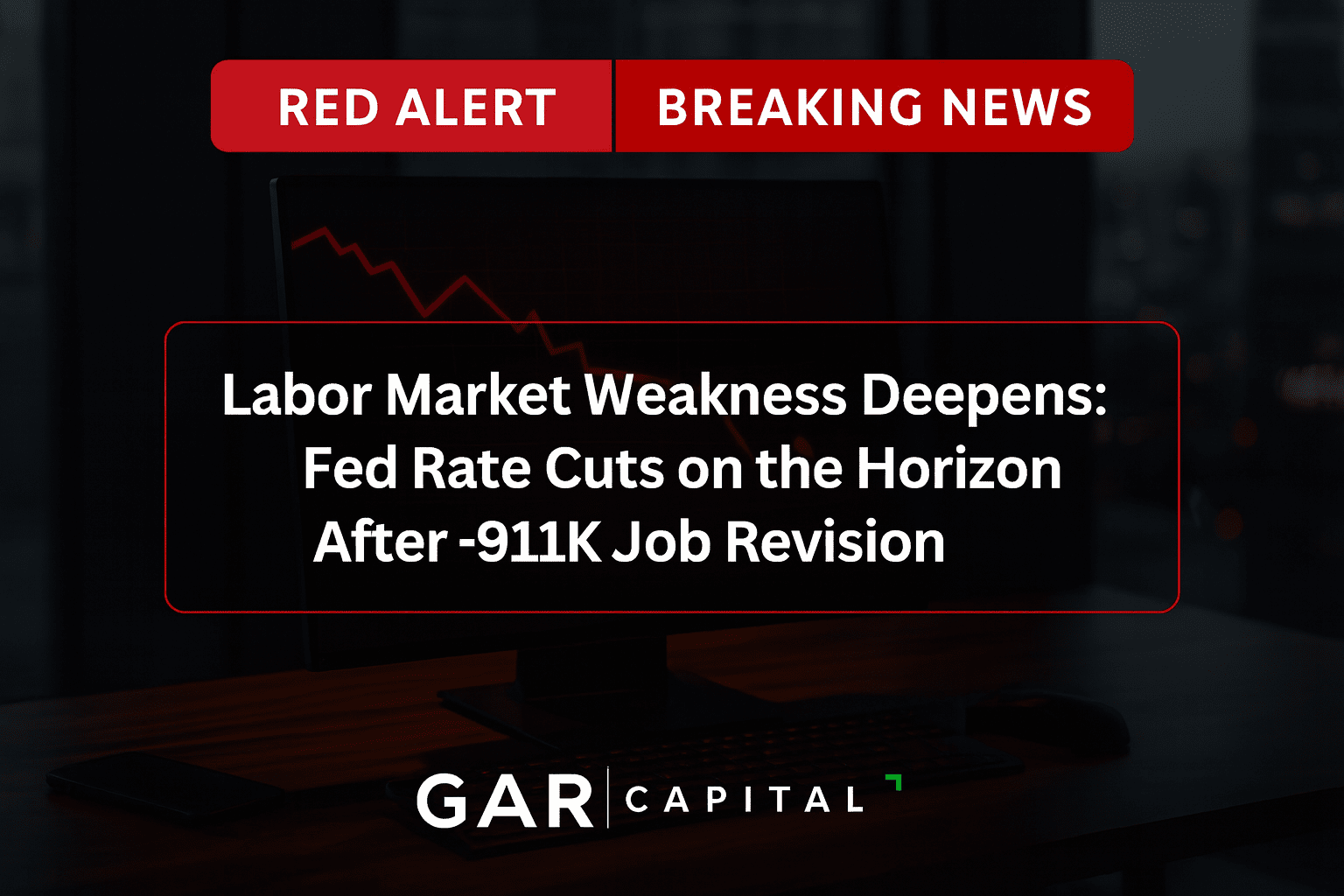 Labor Market Weakness Deepens: Fed Rate Cuts on the Horizon After -911K Job Revision