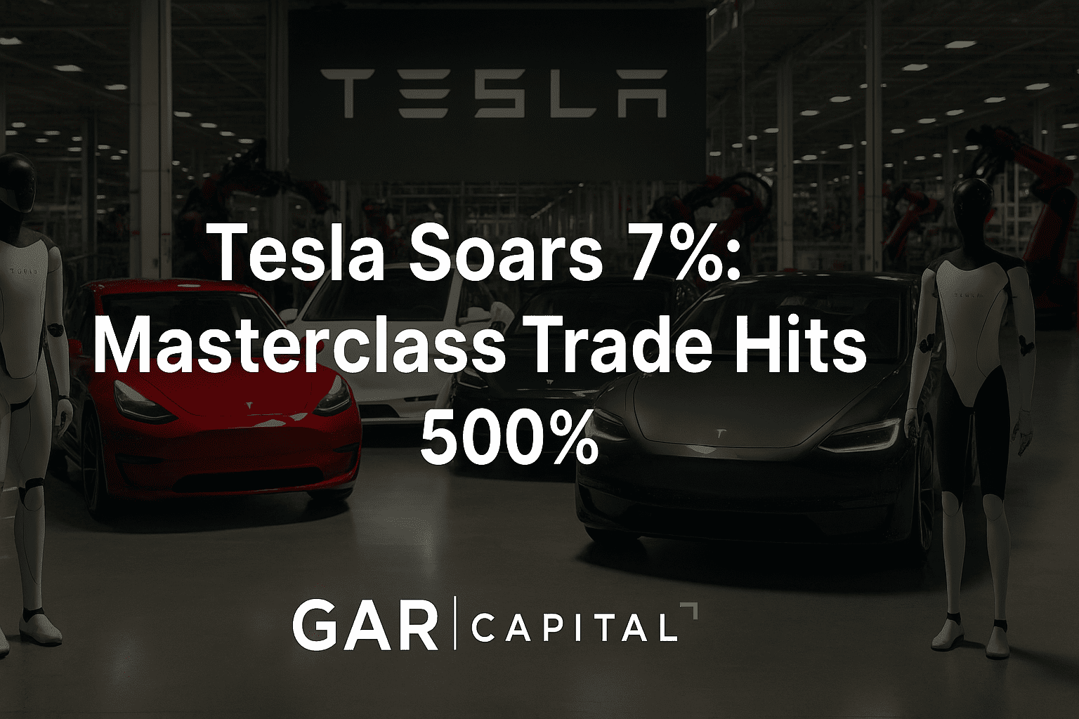 Tesla Soars 7% to $396: Masterclass Trade Hits 500% as Musk Refocuses on Tesla