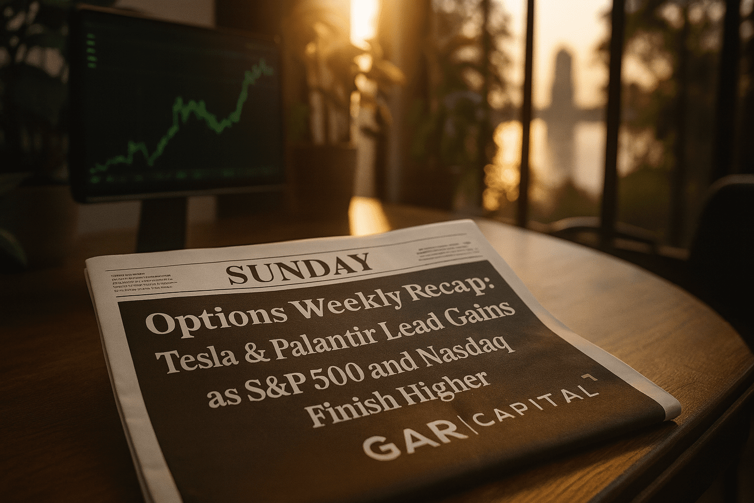 Options Weekly Recap: Tesla & Palantir Lead Gains as S&P 500 and Nasdaq Finish Higher